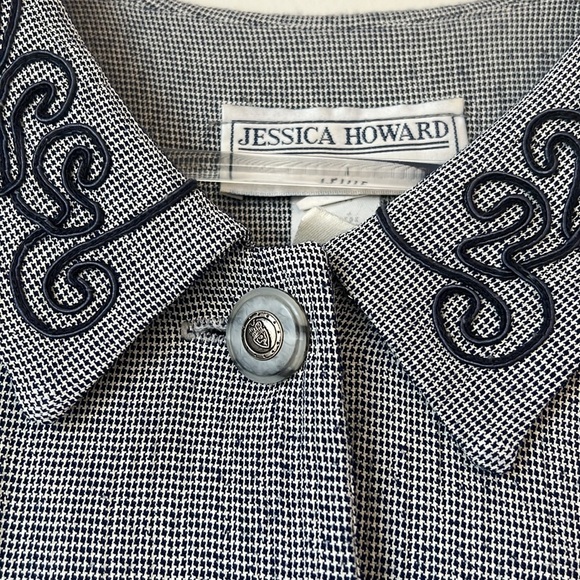 Jessica Howard Vintage Cropped Blazer 6P - Picture 3 of 8